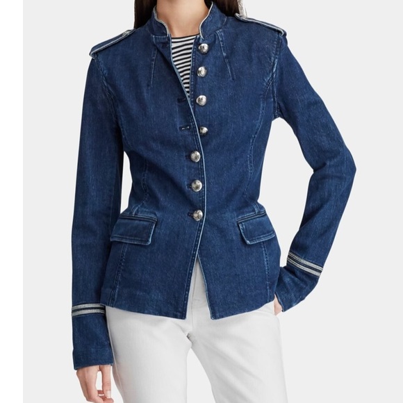 Ralph Lauren Jackets & Blazers - Ralph Lauren Military Inspired Denim Jacket🎖HP🎖